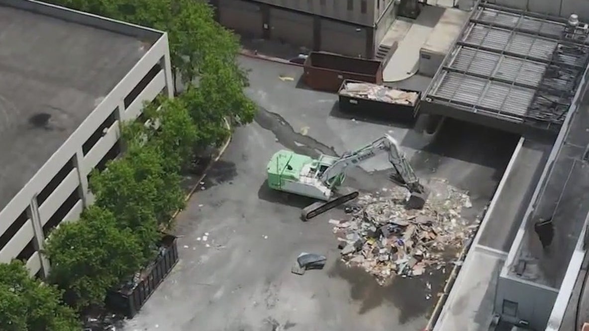 Demolition underway at former Atlanta Medical Center